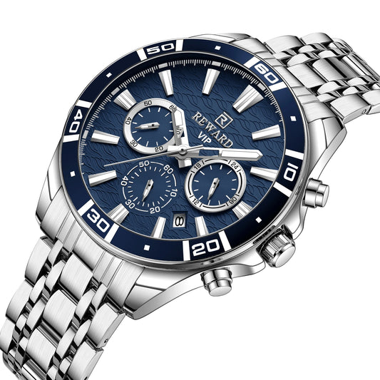 Solon VIP Business Edelstahl Herren Uhr Wasserdicht