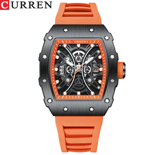 Euripides 3D Watch – Creative Design, Waterproof & Silicone Strap